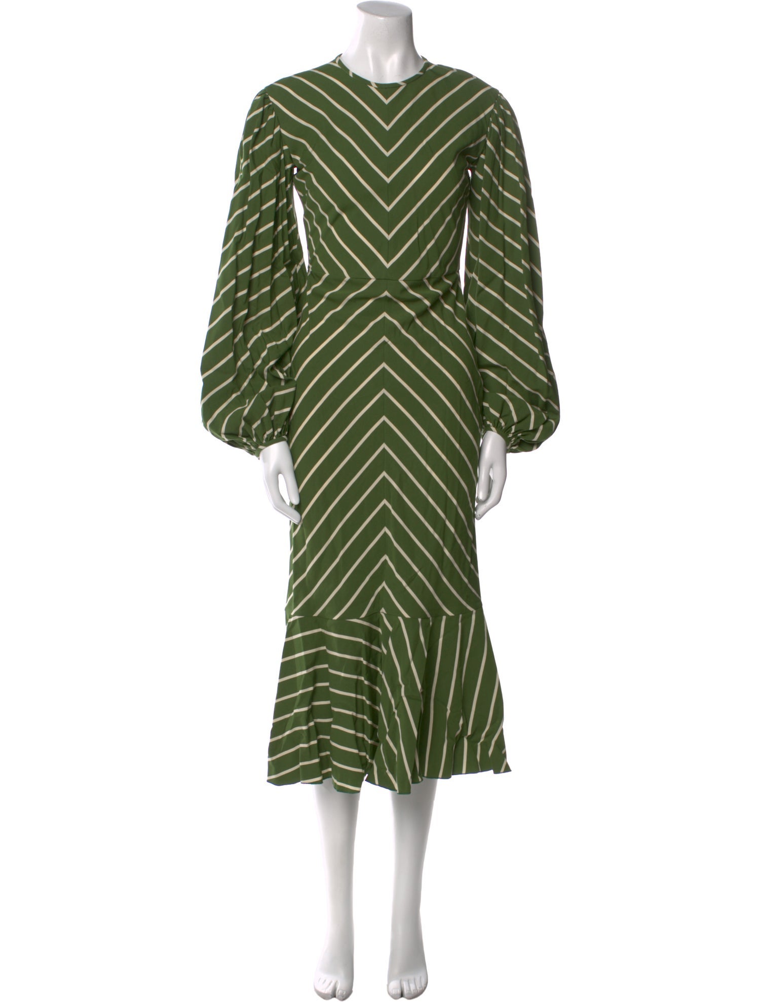 Giambattista Valli Striped Long Dress