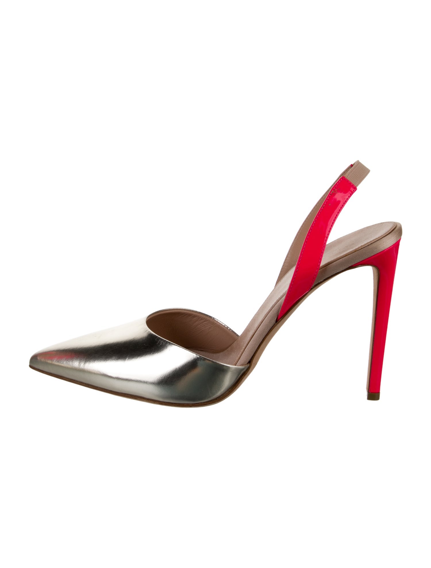 Giambattista Valli Leather Slingback Pumps