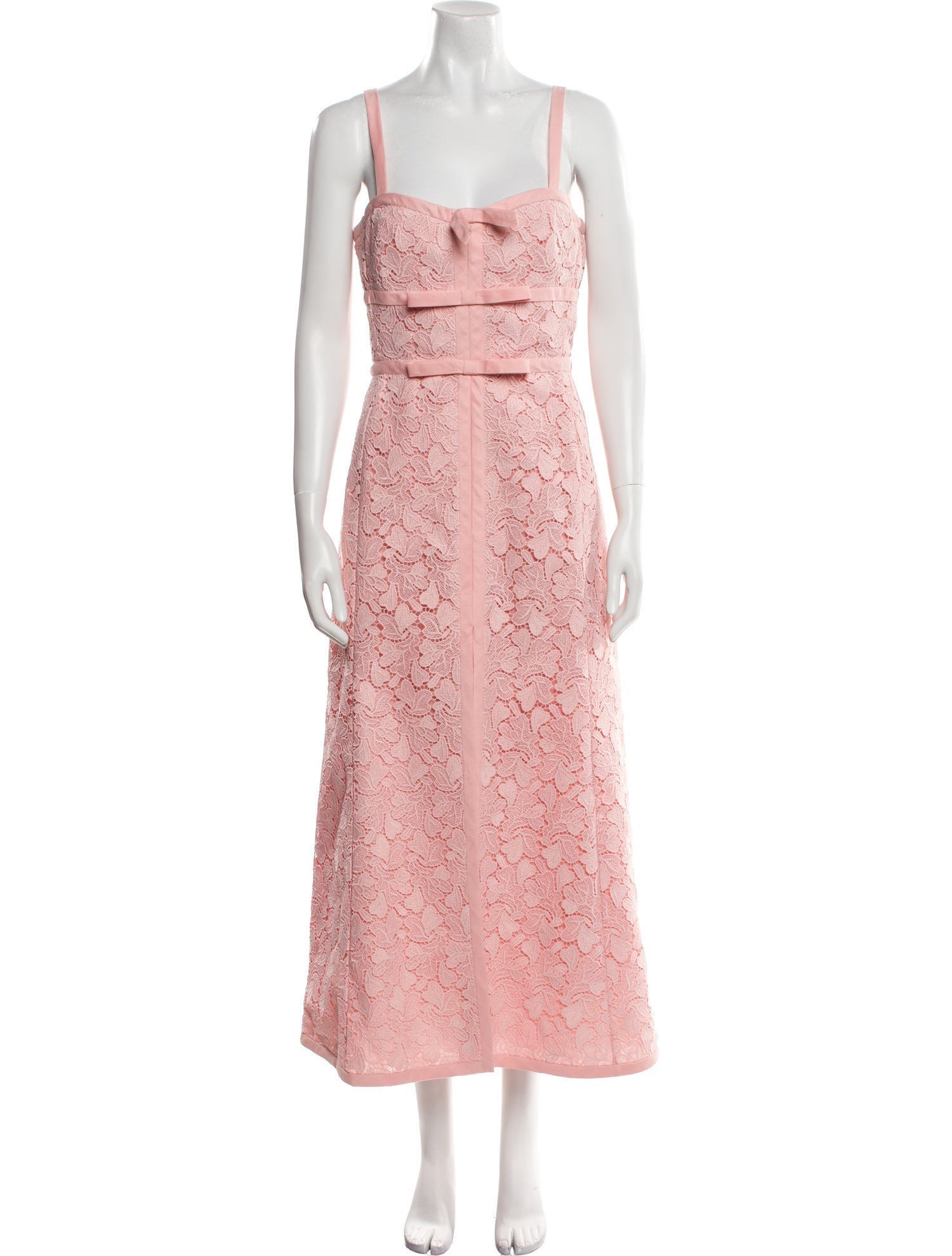 Giambattista Valli Square Neckline Long Dress