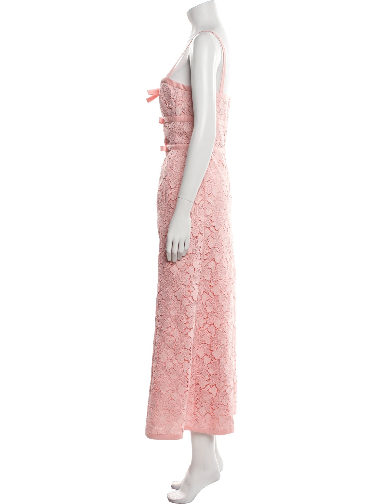 Giambattista Valli Square Neckline Long Dress