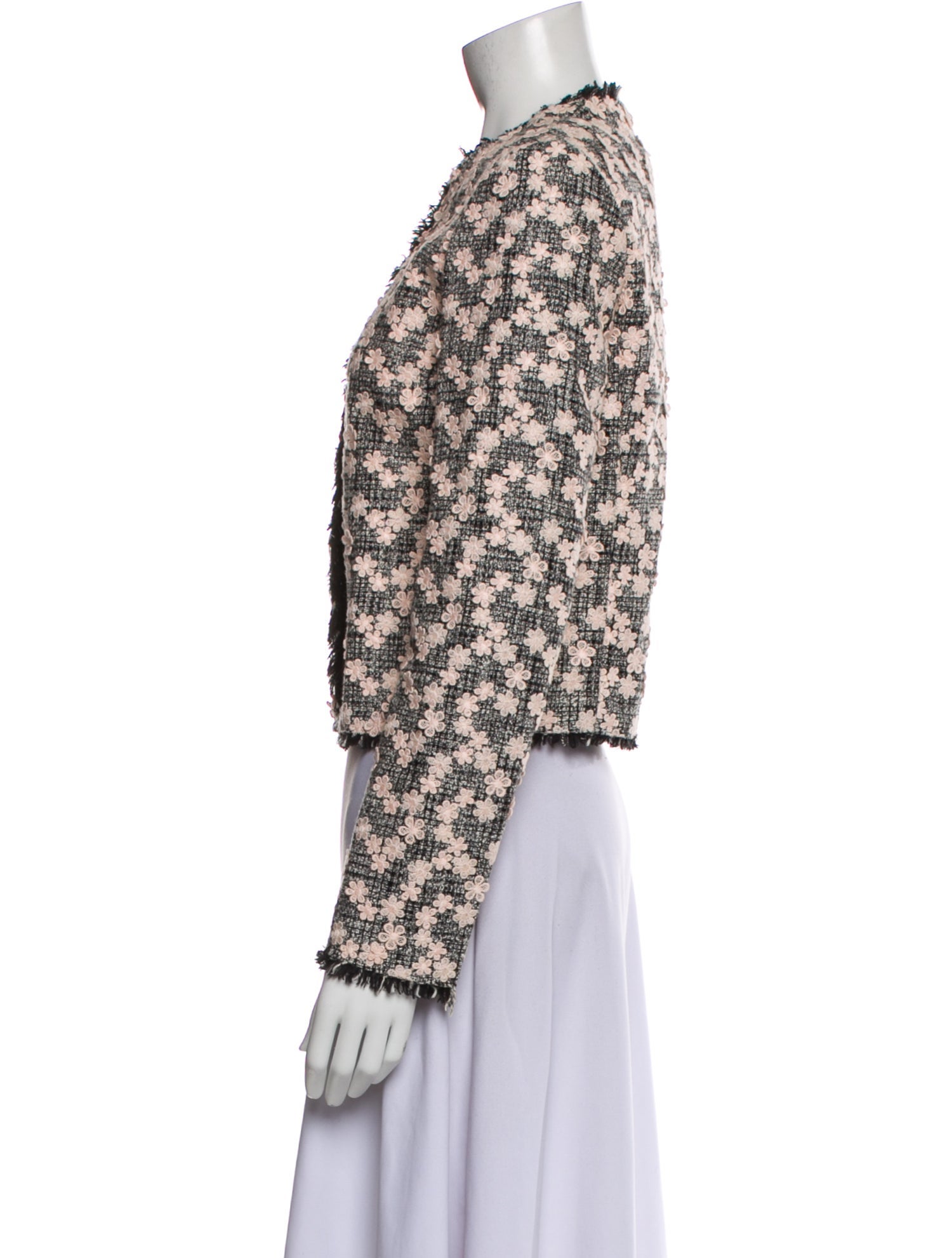 Giambattista Valli Tweed Pattern Jacket