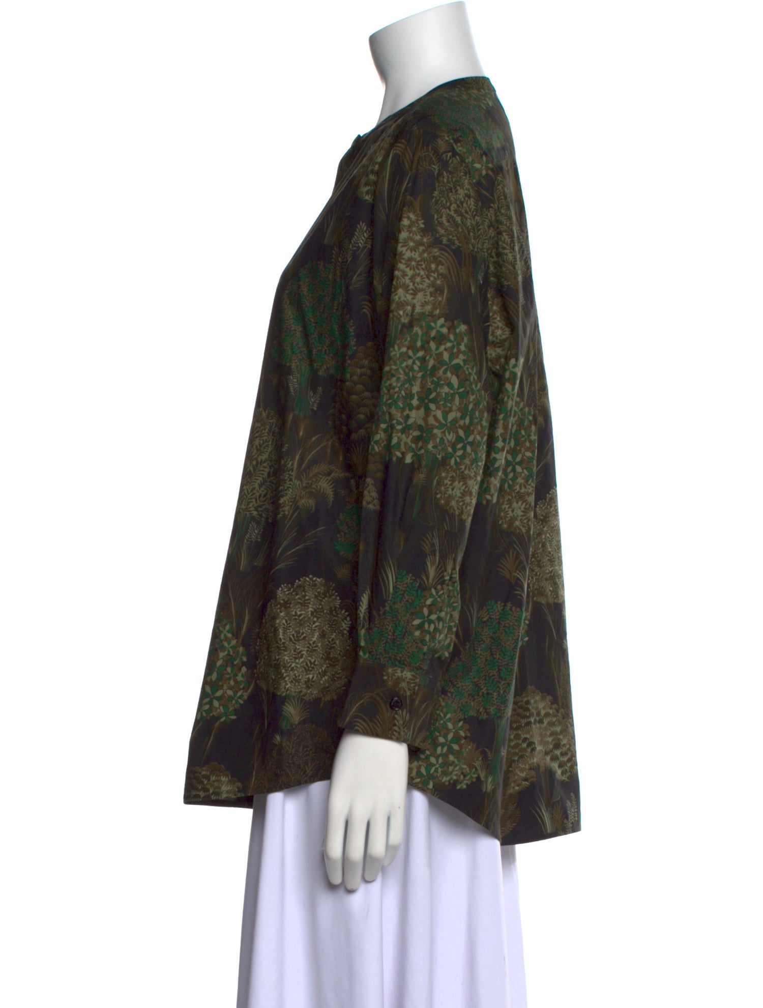 Giambattista Valli Printed Crew Neck Blouse