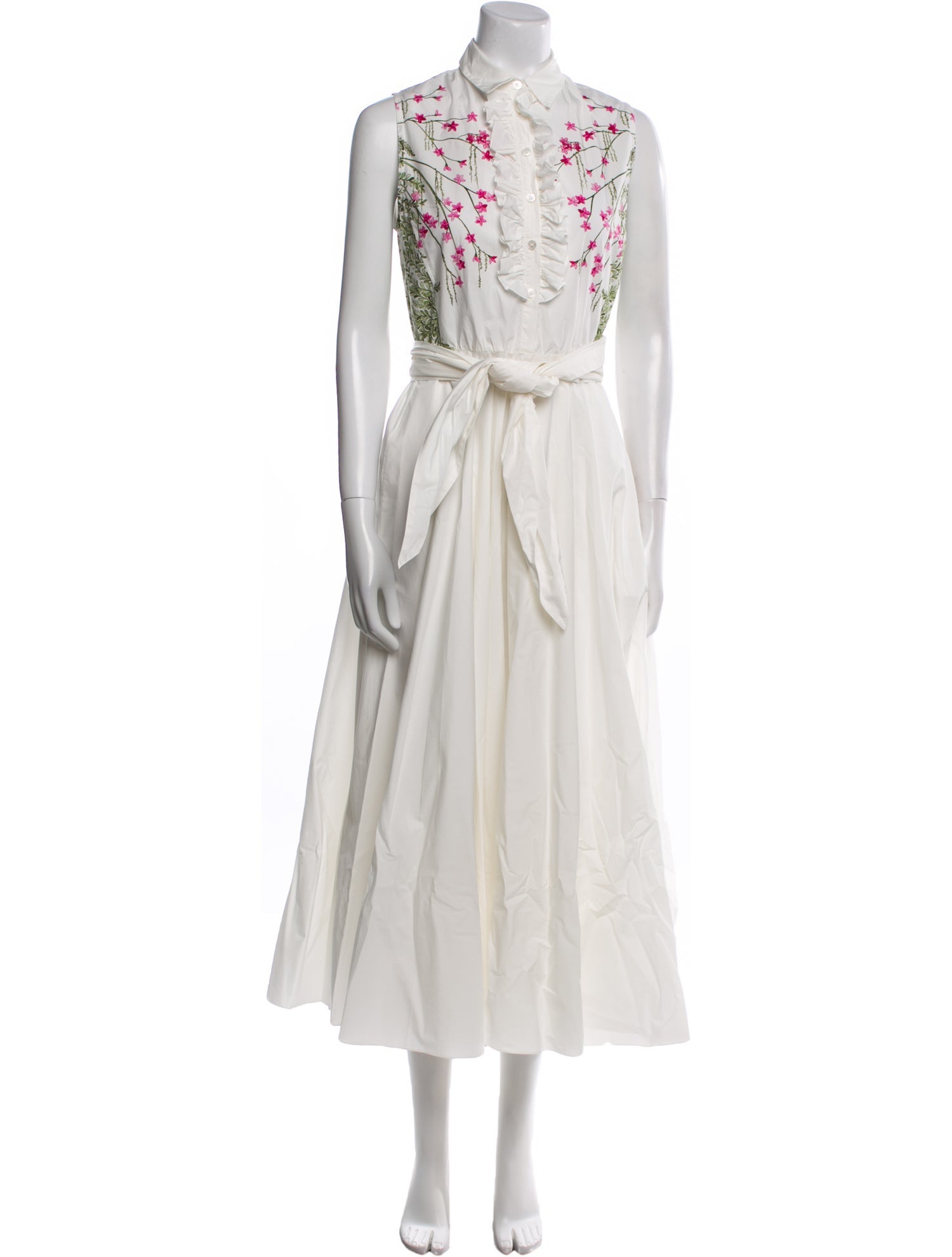 Giambattista Valli Floral Print Long Dress