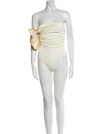Giambattista Valli Bow Accents One-Piece
