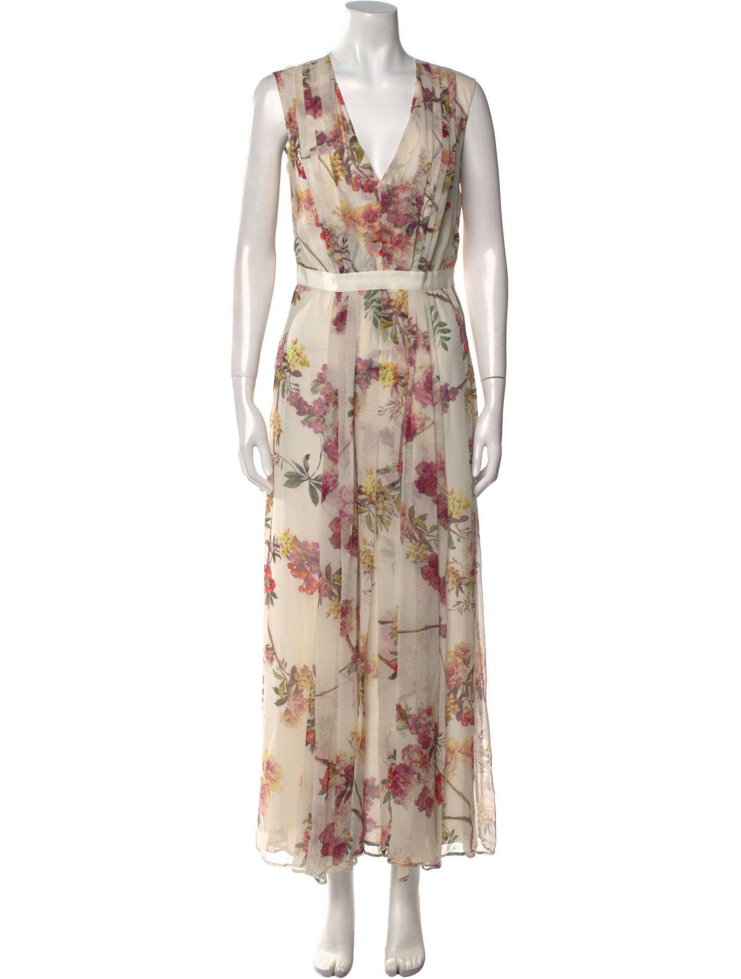 Giambattista Valli Silk Long Dress