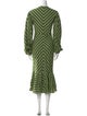 Giambattista Valli Striped Midi Length Dress