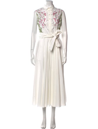 Giambattista Valli Graphic Print Long Dress