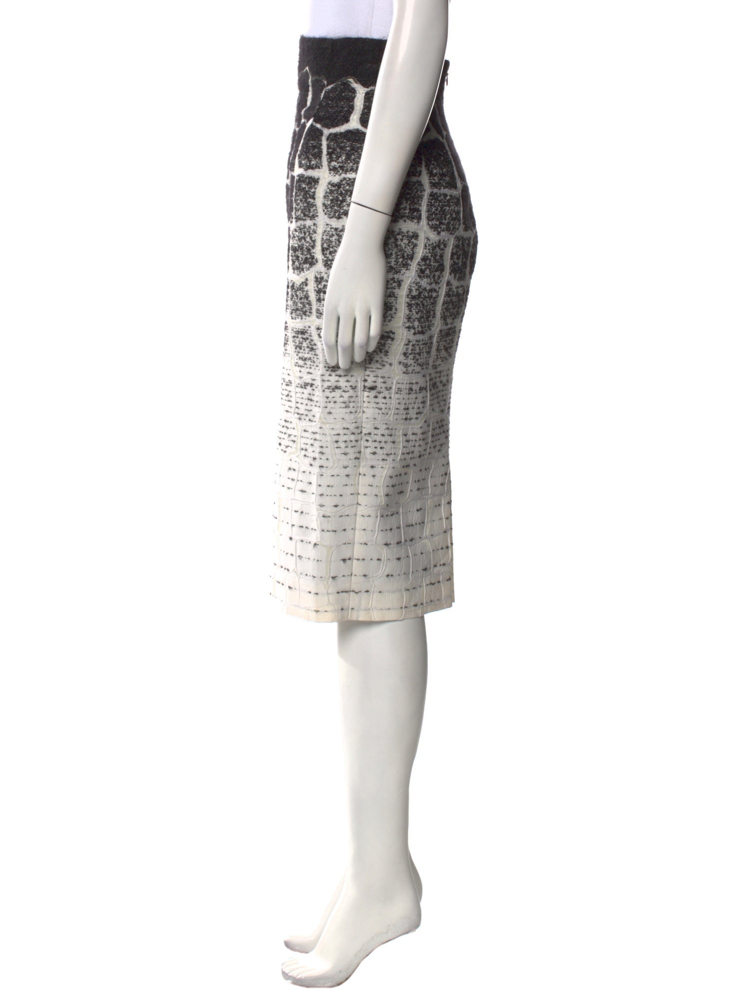 Giambattista Valli Printed Knee-Length Skirt