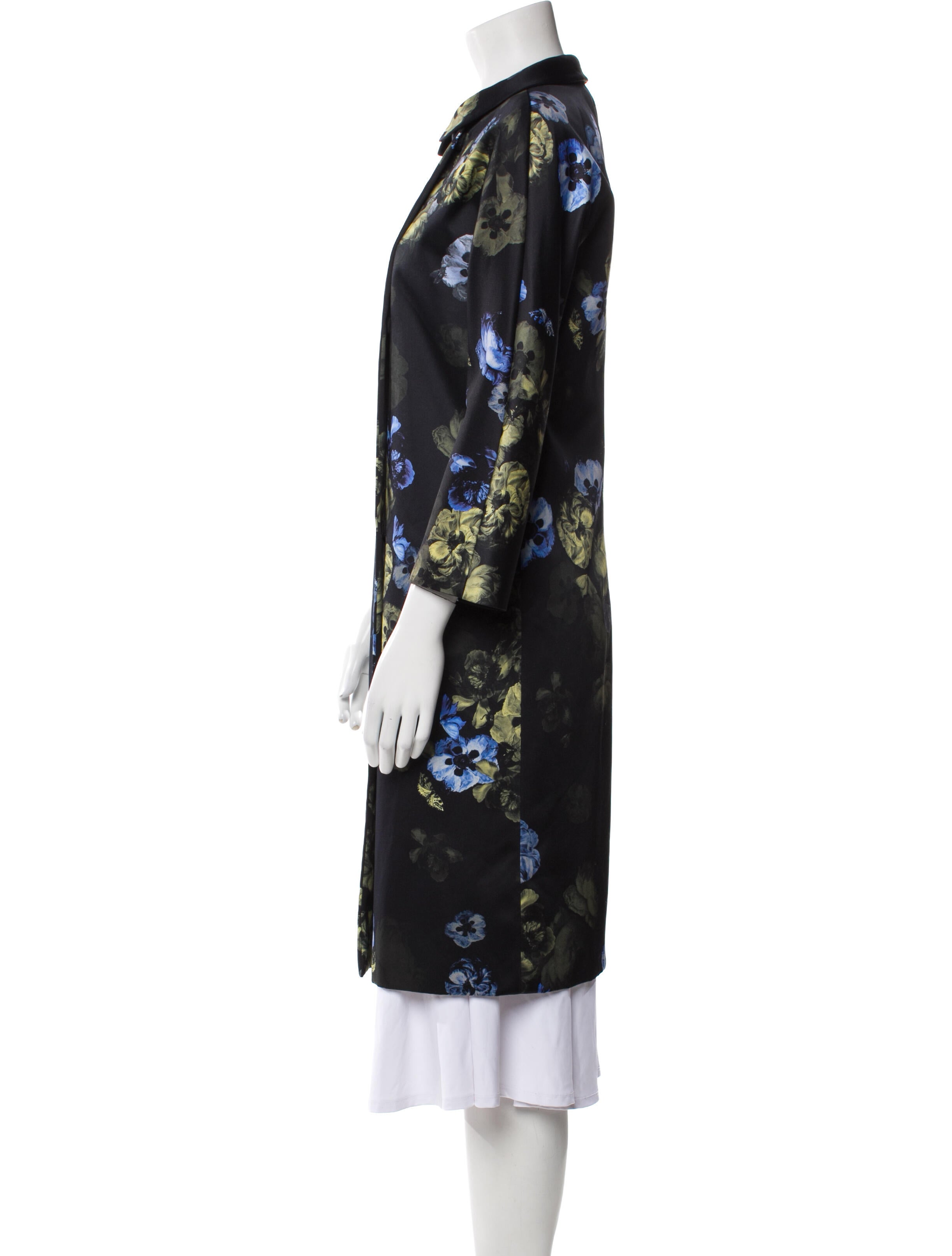 Giambattista Valli Floral Print Coat
