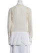 Giambattista Valli Long Sleeve Button-Up Top