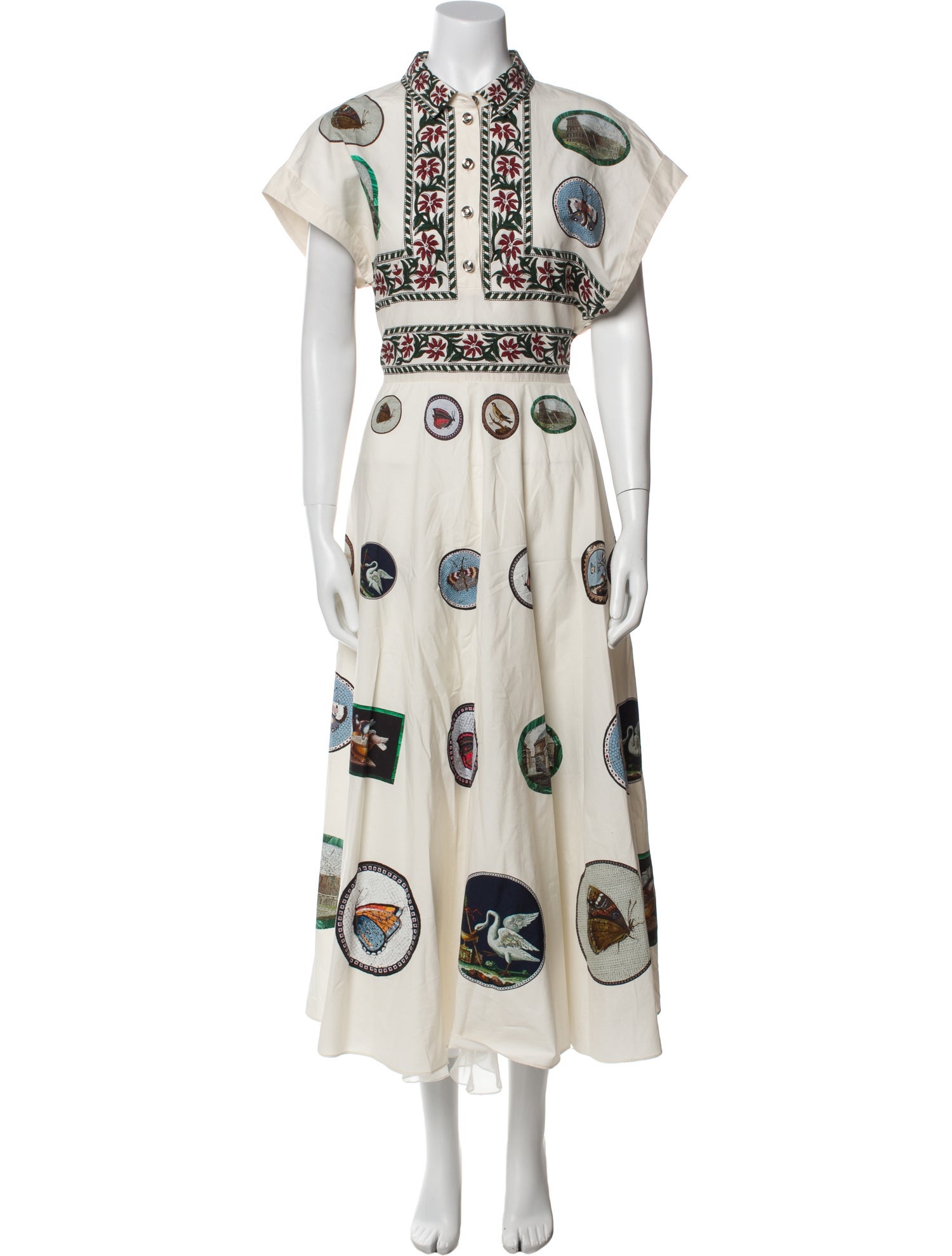 Giambattista Valli Printed Long Dress