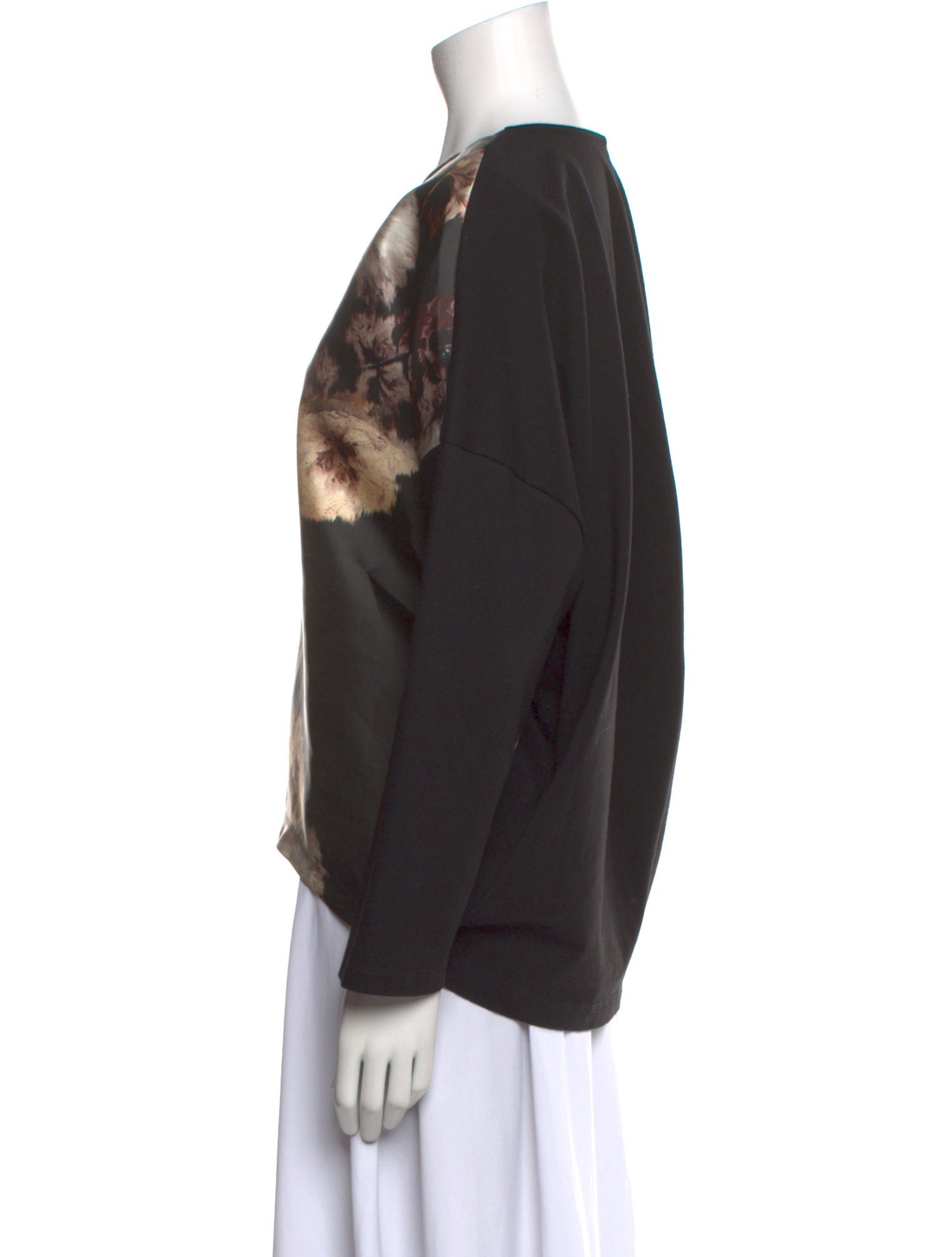 Giambattista Valli Printed Scoop Neck Blouse