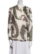 Giambattista Valli Silk Floral Print Blouse