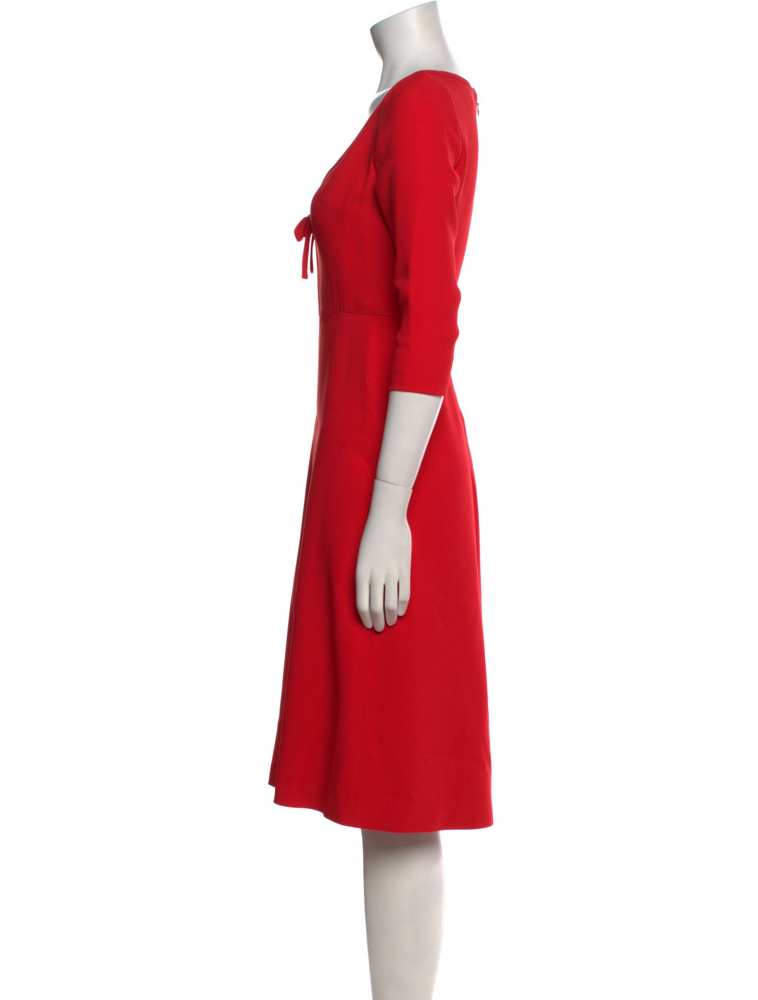Giambattista Valli V-Neck Midi Length Dress