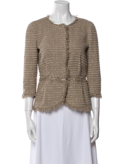 Giambattista Valli Tweed Pattern Evening Jacket