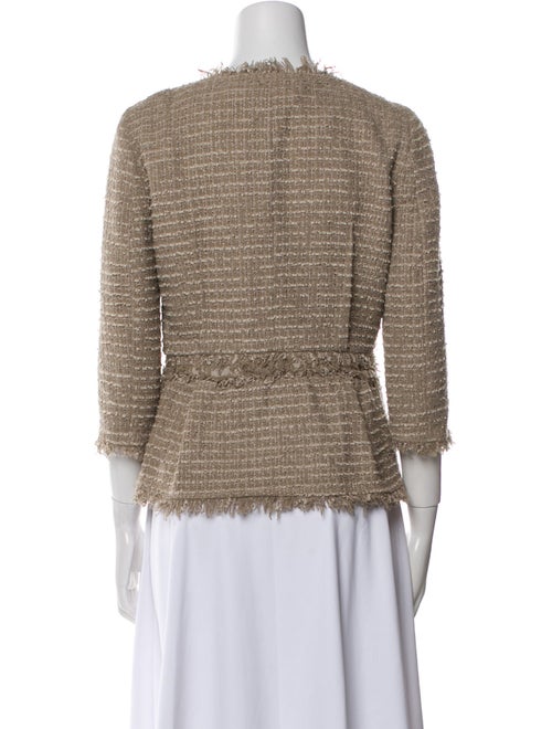 Giambattista Valli Tweed Pattern Evening Jacket