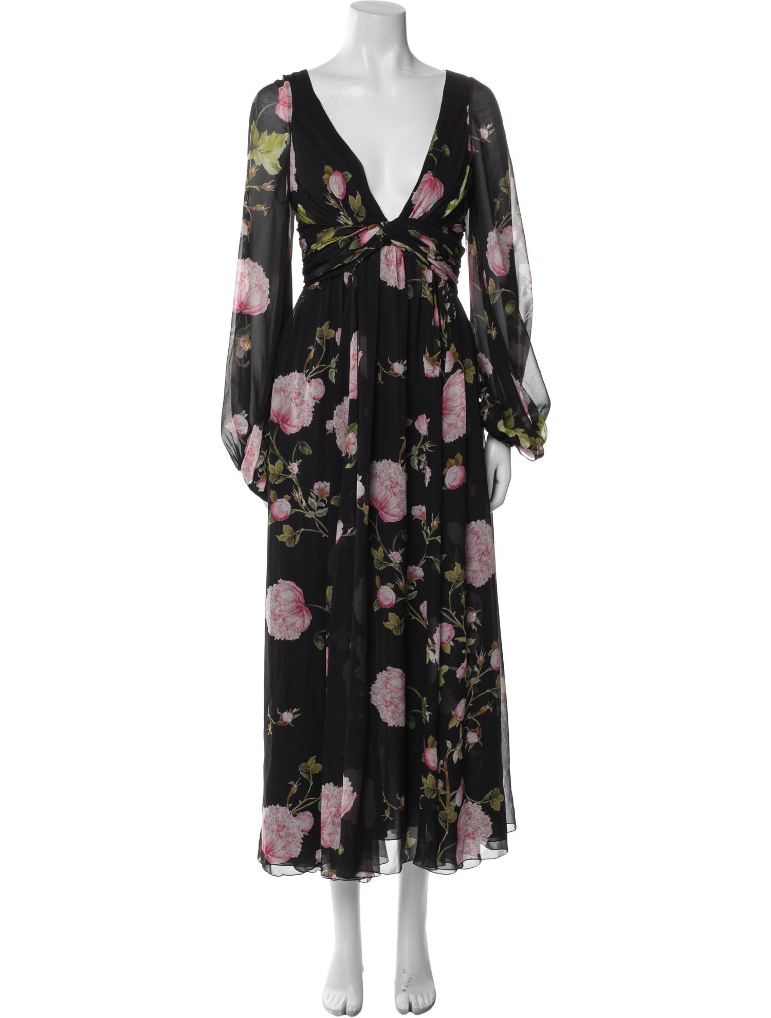 Giambattista Valli Silk Long Dress