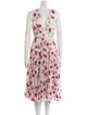 Giambattista Valli Floral Print Midi Length Dress