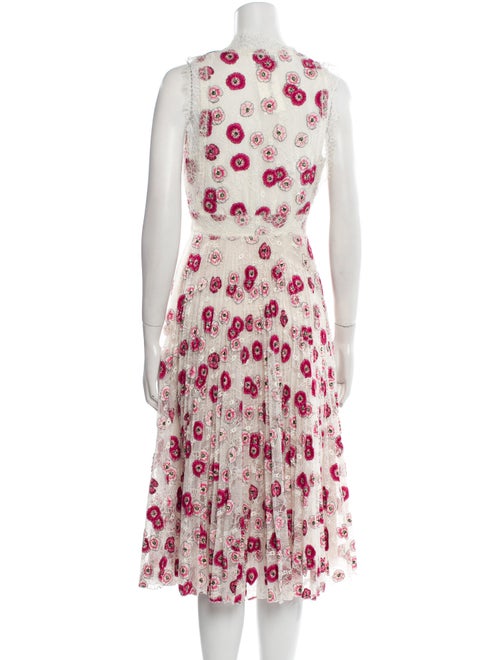 Giambattista Valli Floral Print Midi Length Dress