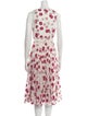 Giambattista Valli Floral Print Midi Length Dress