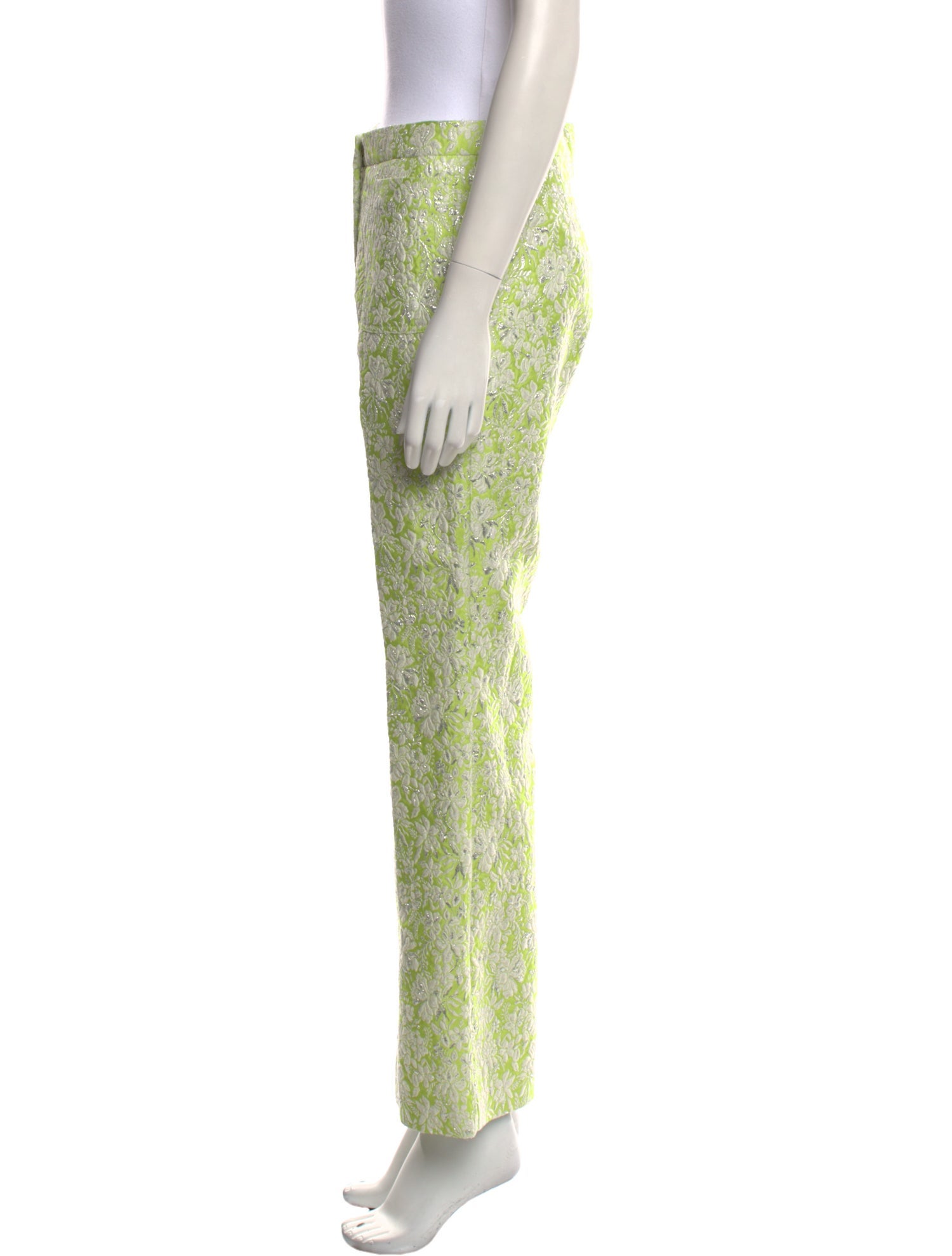 Giambattista Valli Floral Print Wide Leg Pants