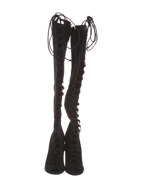 Giambattista Valli Suede Lace-Up Boots