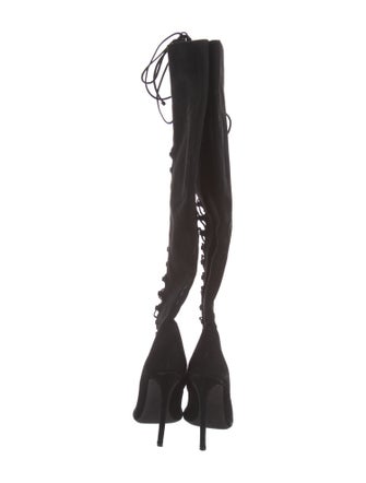 Giambattista Valli Suede Lace-Up Boots