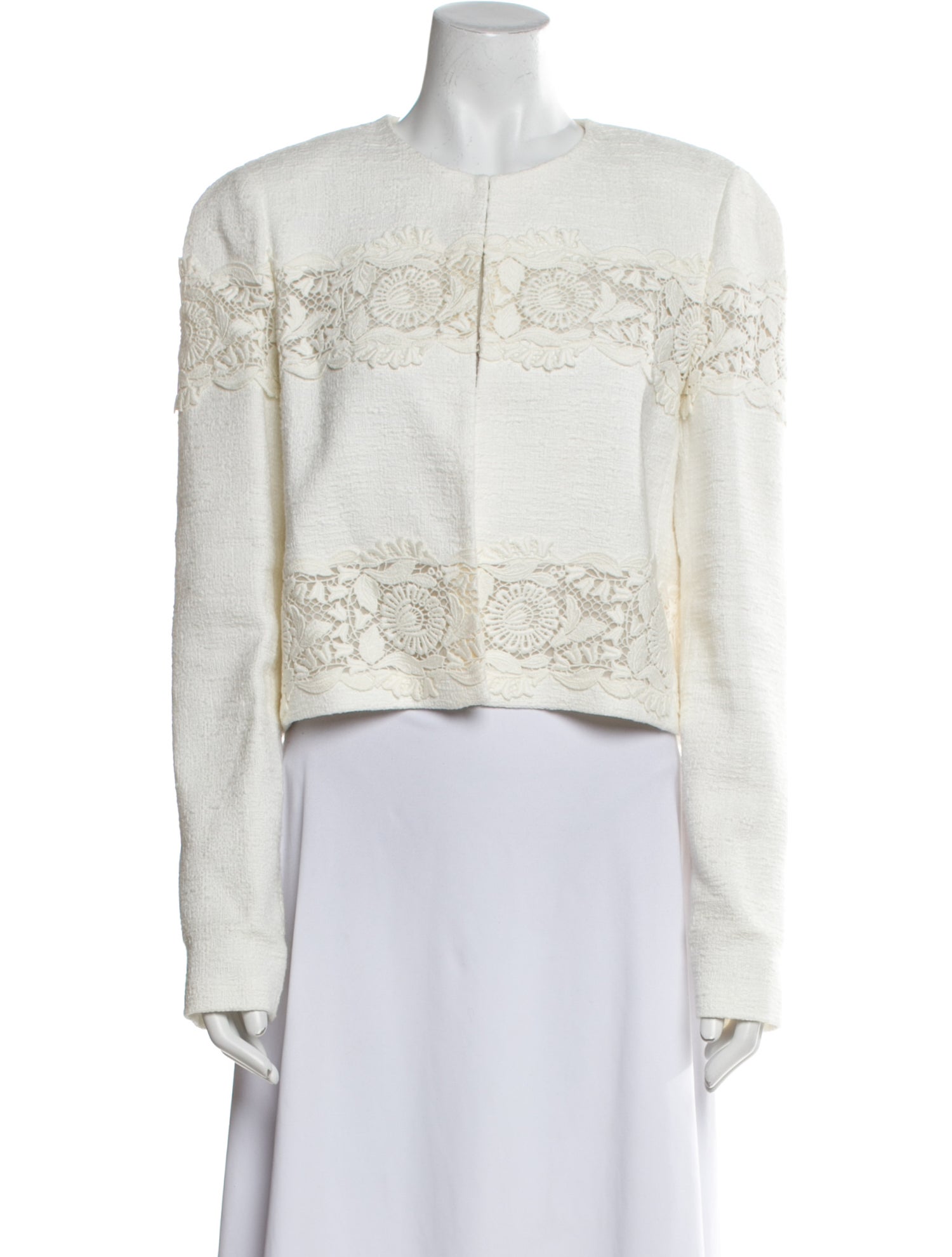 Giambattista Valli Lace Pattern Evening Jacket