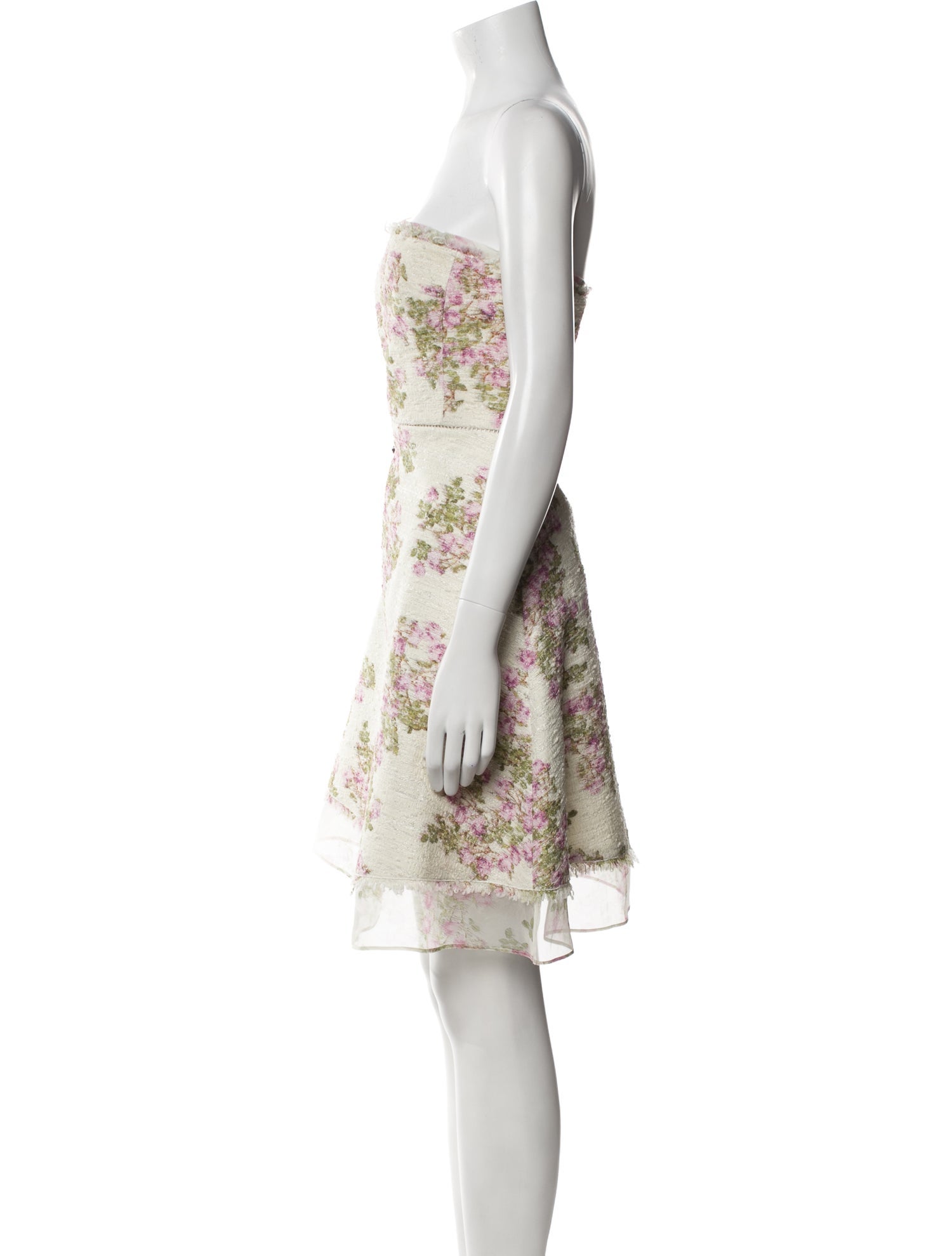 Giambattista Valli Floral Print Mini Dress