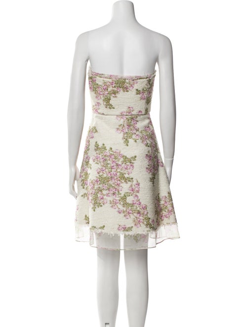 Giambattista Valli Floral Print Mini Dress