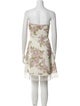Giambattista Valli Floral Print Mini Dress