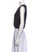 Giambattista Valli Wool Crew Neck Crop Top