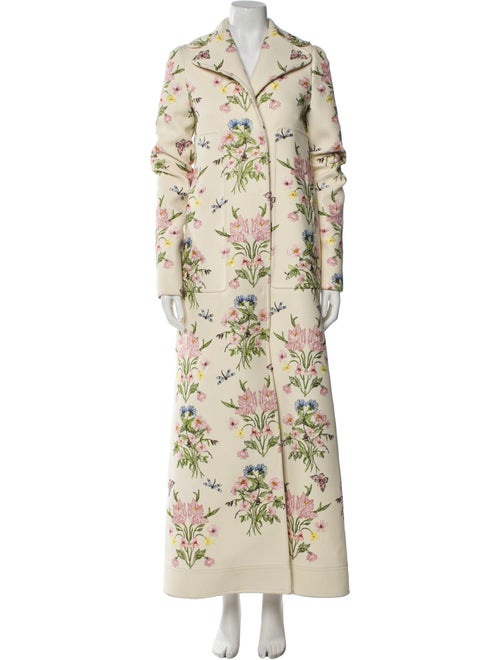Giambattista Valli Floral Print Coat