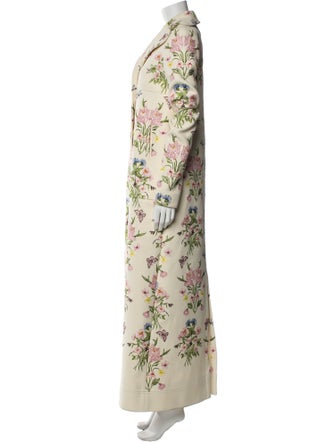 Giambattista Valli Floral Print Coat