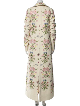 Giambattista Valli Floral Print Coat