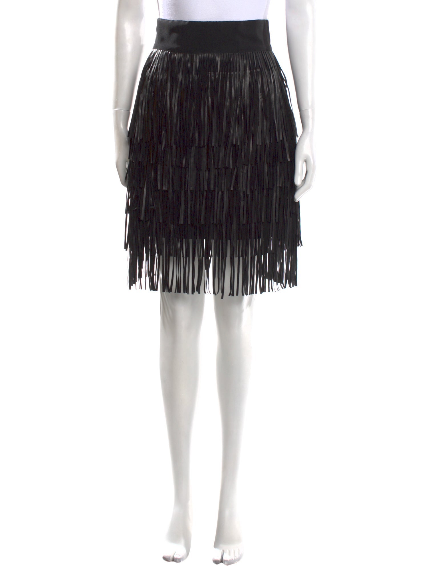 Giambattista Valli Fringe Trim Accent Mini Skirt