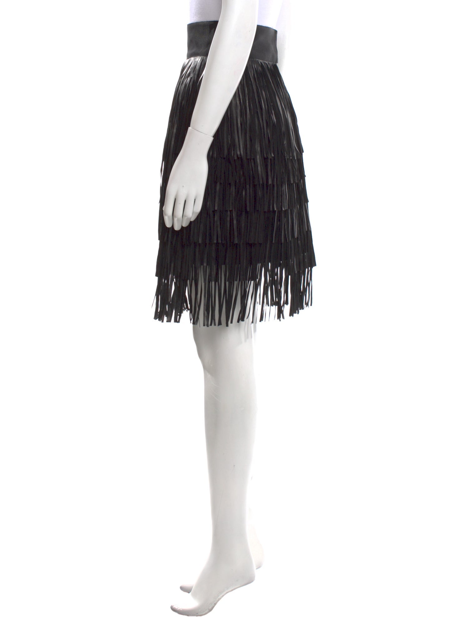 Giambattista Valli Fringe Trim Accent Mini Skirt