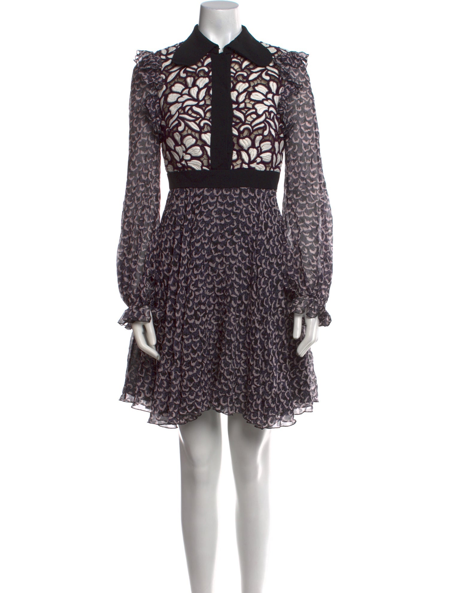 Giambattista Valli Silk Mini Dress