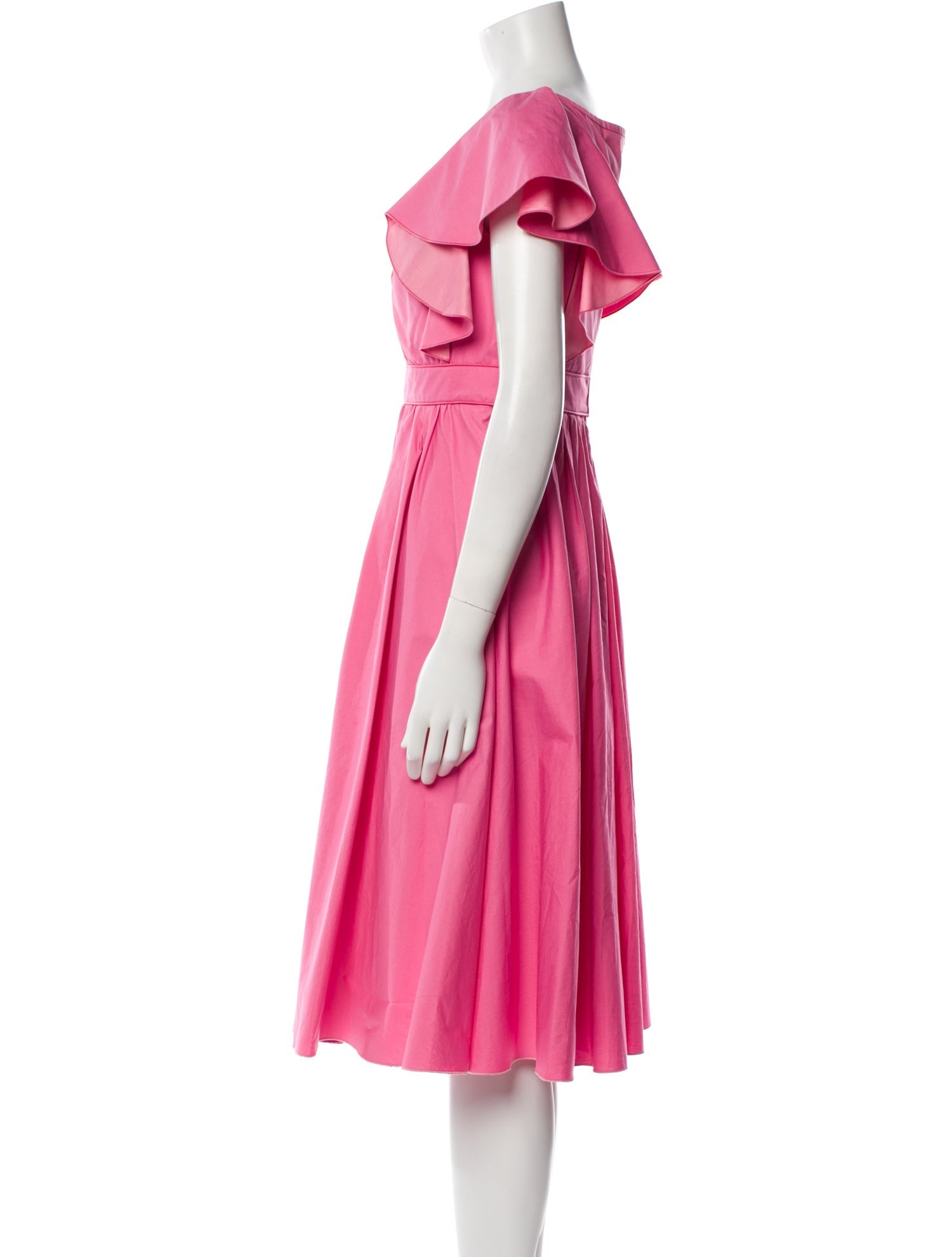 Giambattista Valli V-Neck Midi Length Dress