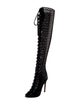 Giambattista Valli Leather Lace-Up Boots