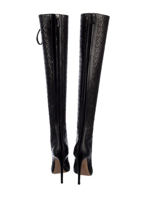 Giambattista Valli Leather Lace-Up Boots