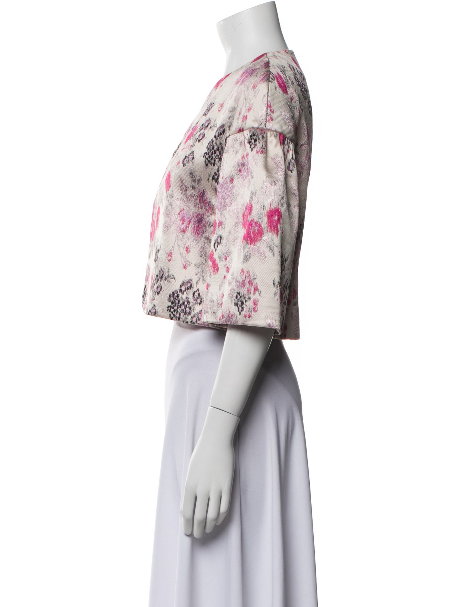 Giambattista Valli Floral Print Evening Jacket w/ Tags