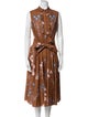 Giambattista Valli Floral Print Midi Length Dress