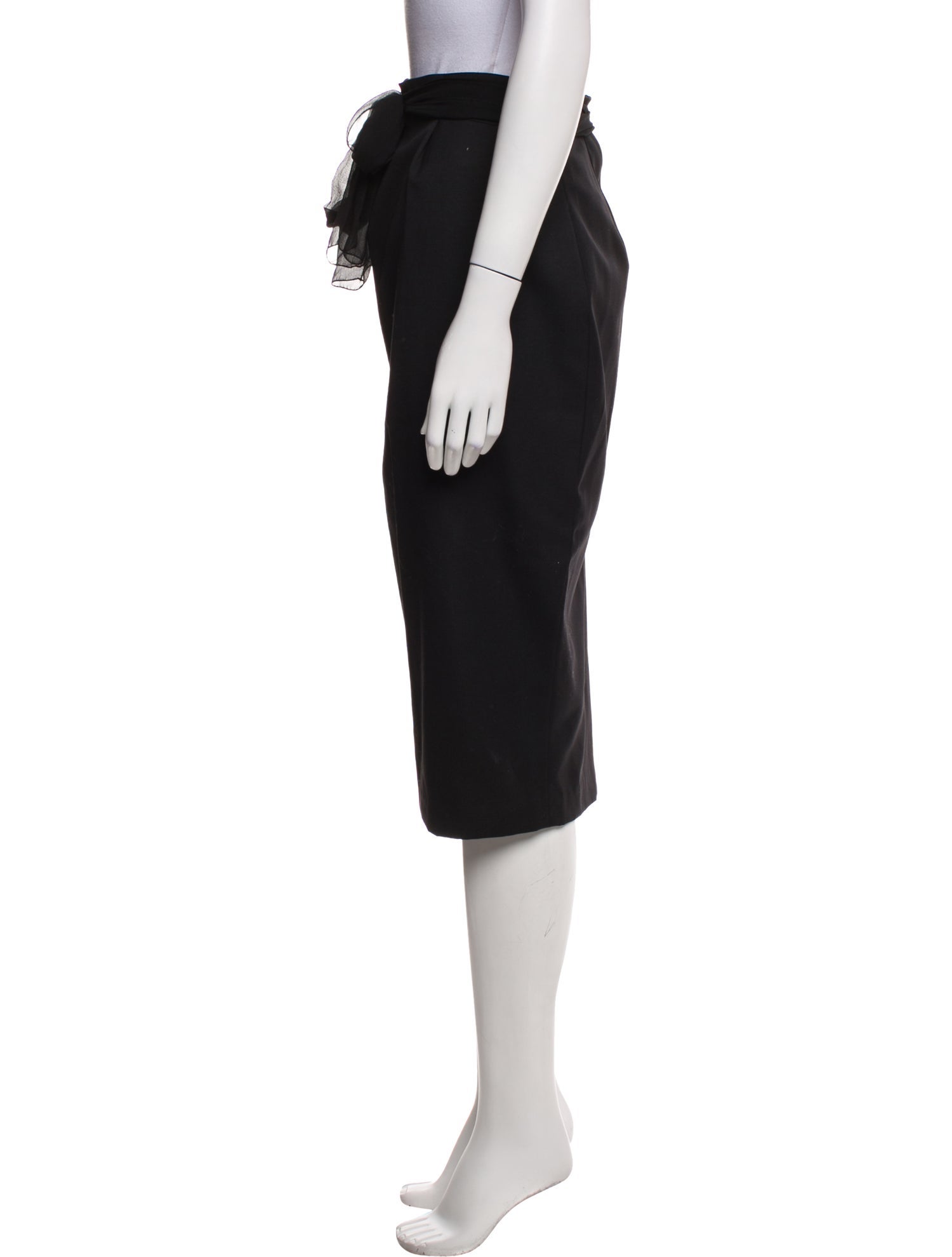 Giambattista Valli Virgin Wool Knee-Length Skirt