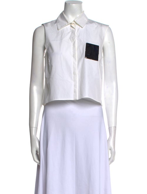 Giambattista Valli Sleeveless Crop Top