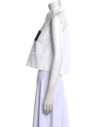 Giambattista Valli Sleeveless Crop Top