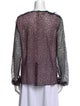 Giambattista Valli Printed Crew Neck Blouse