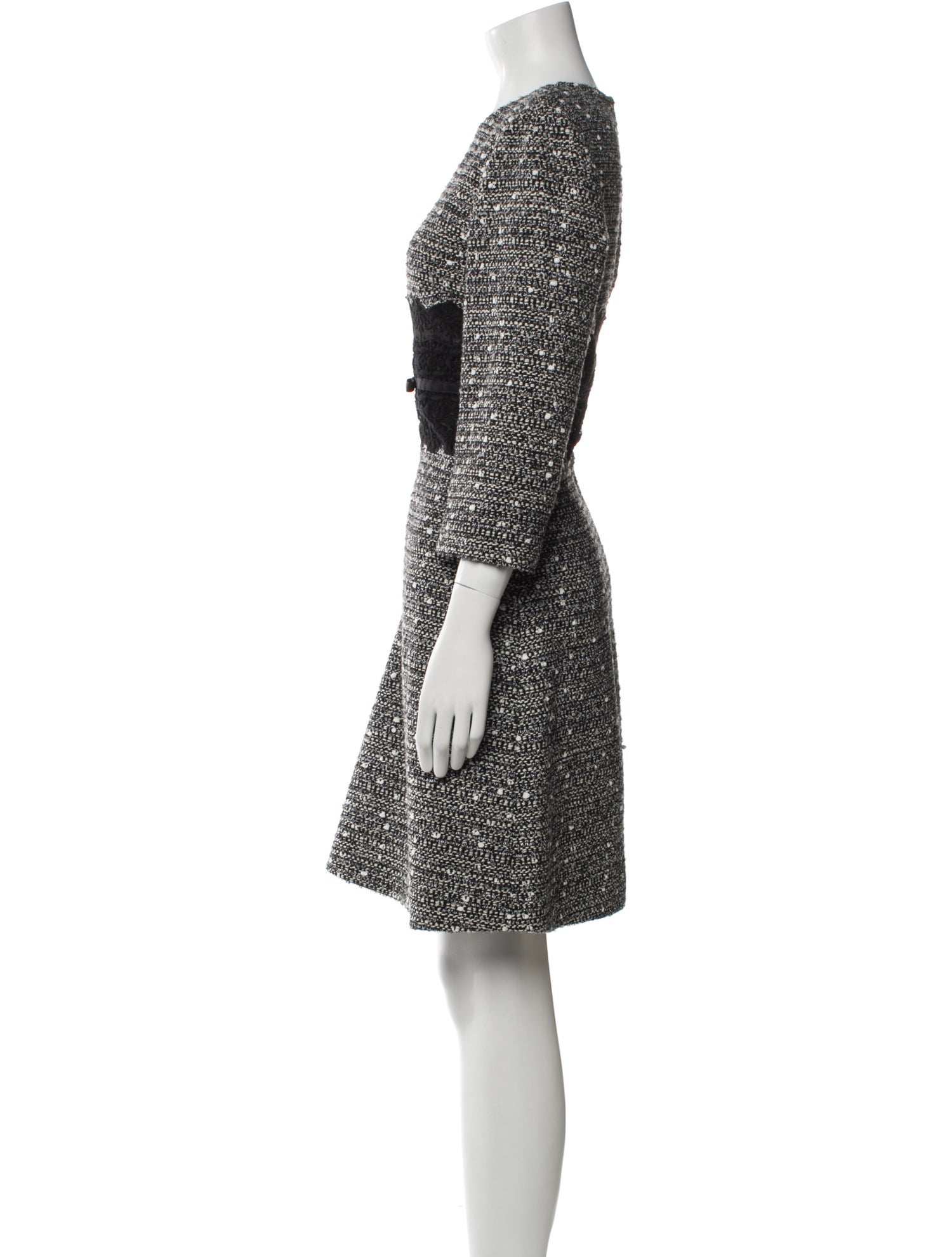 Giambattista Valli Virgin Wool Mini Dress