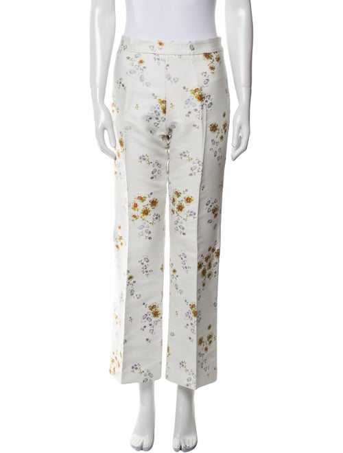 Giambattista Valli Floral Print Wide Leg Pants