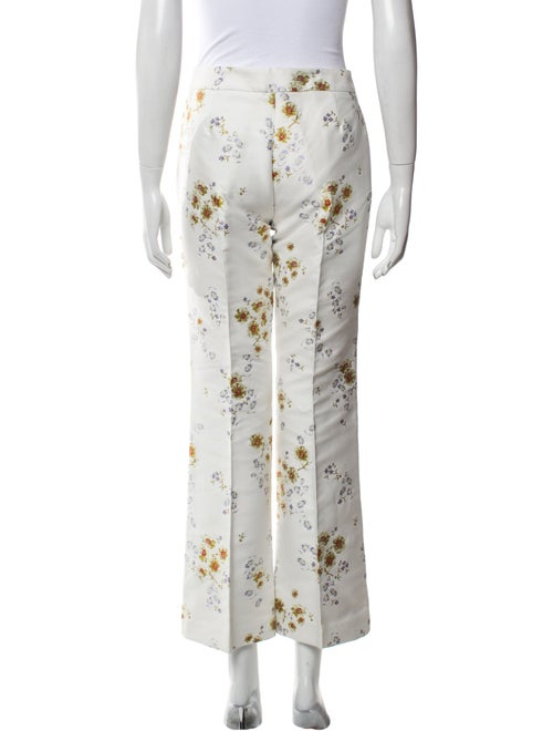 Giambattista Valli Floral Print Wide Leg Pants